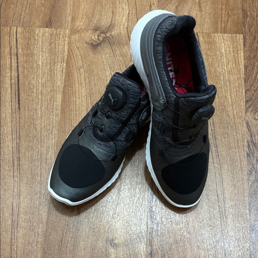 PUMA Ignite Blaze Sport DISC Golf Shoes - Waterproof-Black/Grey - Women’s 7.5 US